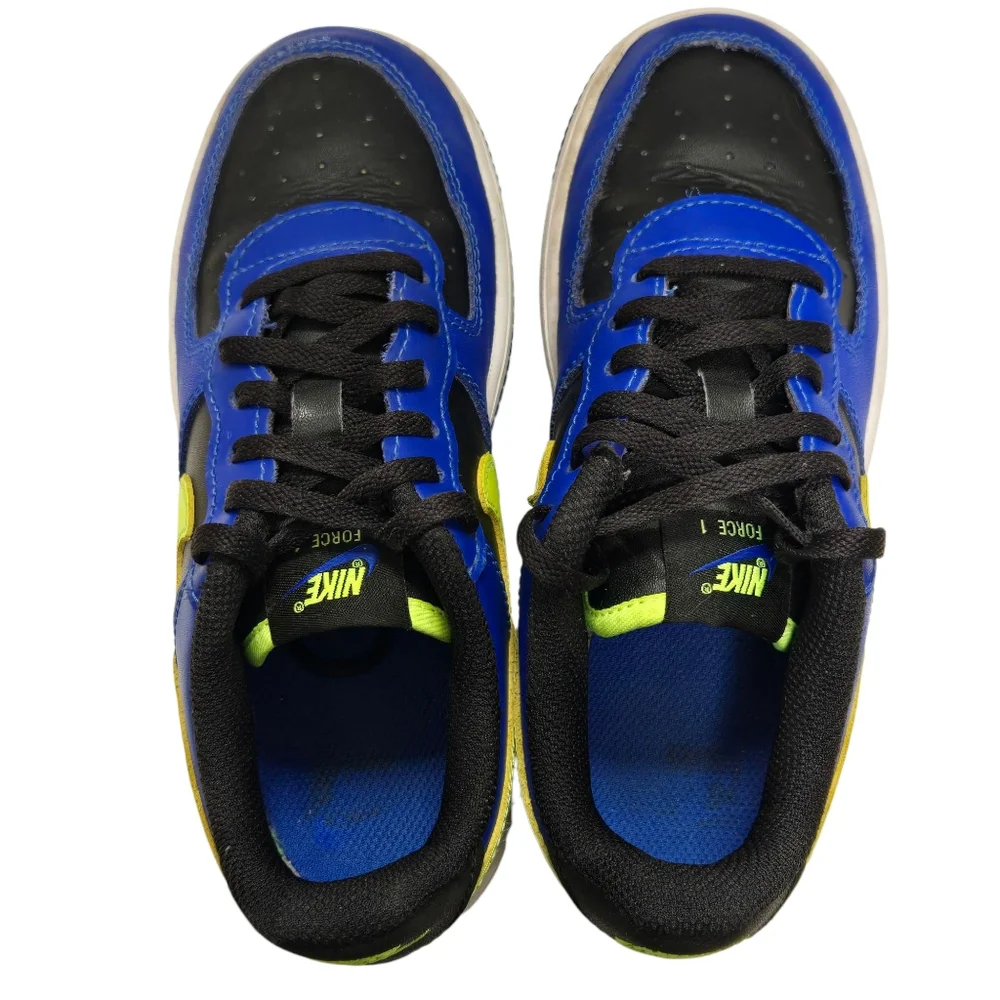 Nike Air Force 1 LV8 1 Racer Blue Volt Green Shoes FD0303-400 Youth Sz 1‎ Youth - Picture 6 of 9